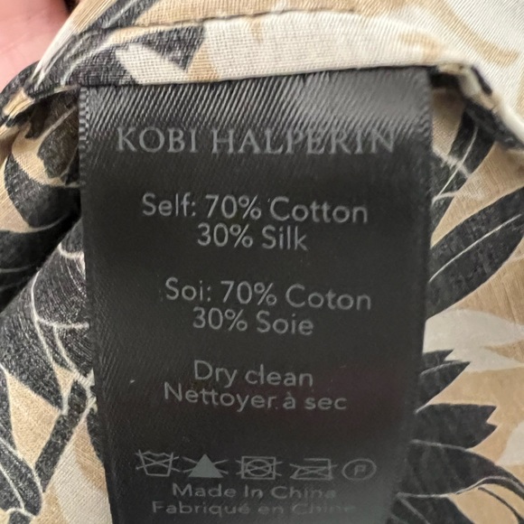 🌻HP🌻 Kobi Halperin Floral Blouse with Stunning Elegant Sleeves - Size M - Picture 6 of 6